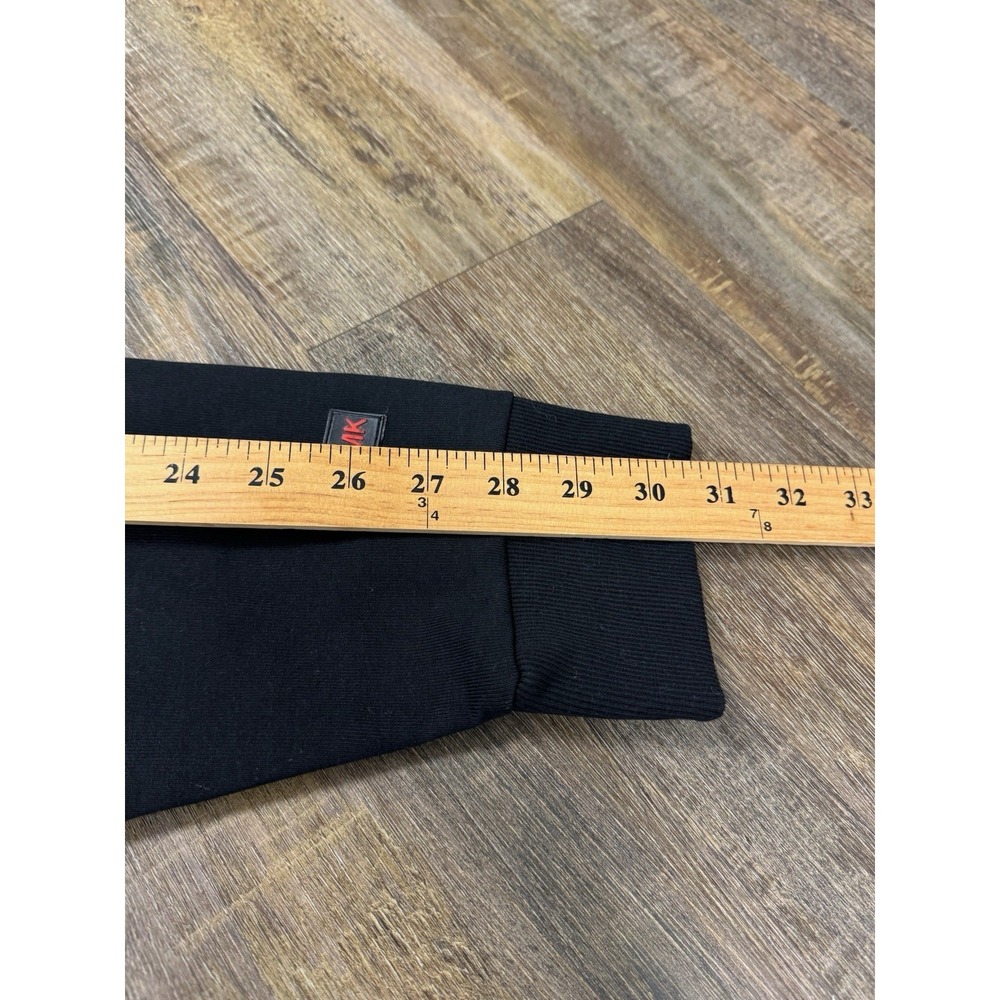 Makobi Solid Black Track Suit Set Jacket Pants Do… - image 13